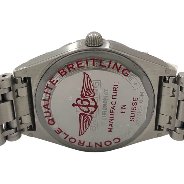 ブライトリング BREITLING クロノマット32 A77310-100M ブルー SS クオーツ レディース 腕時計