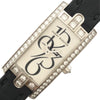 ハリーウィンストン HARRY WINSTON アヴェニューC ミニ AVCQHM15 シルバー K18WG/革ベルト クオーツ レディース 腕時計