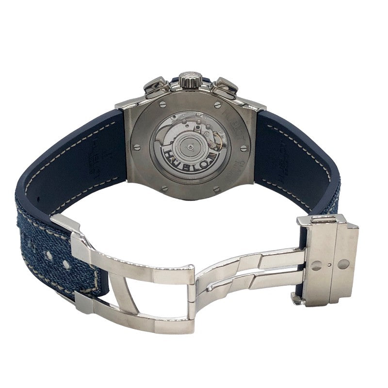 ウブロ HUBLOT クラシック・フュージョン クロノグラフ ジーンズ 521.NX.2770.NR.JPN18 チタン 自動巻き メンズ 腕時計
