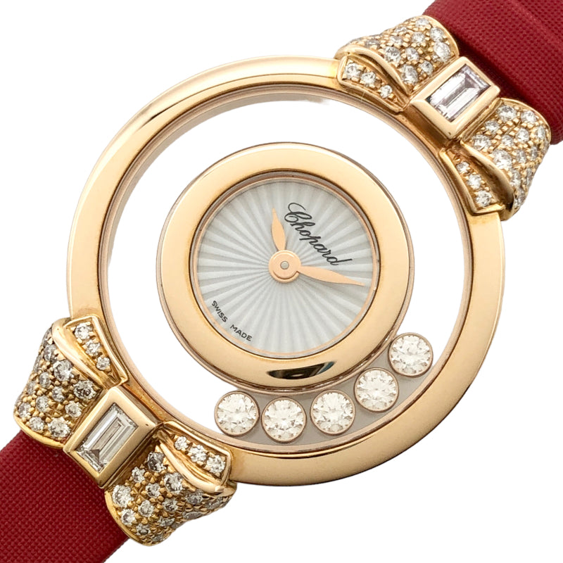 ショパール Chopard ハッピーダイヤモンド 209425-5001 ピンクゴールド K18PG クオーツ レディース 腕時計