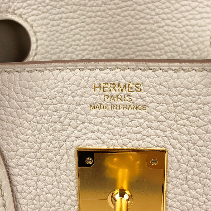 エルメス HERMES バーキン30 U刻 ベトン ゴールド金具 トリヨンクレマンス レディース ハンドバッグ