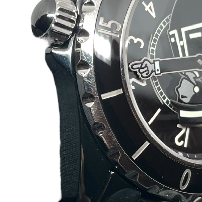 シャネル CHANEL J12 38mm マドモワゼル 世界555本限定 H5242 ブラック セラミック 自動巻き メンズ 腕時計