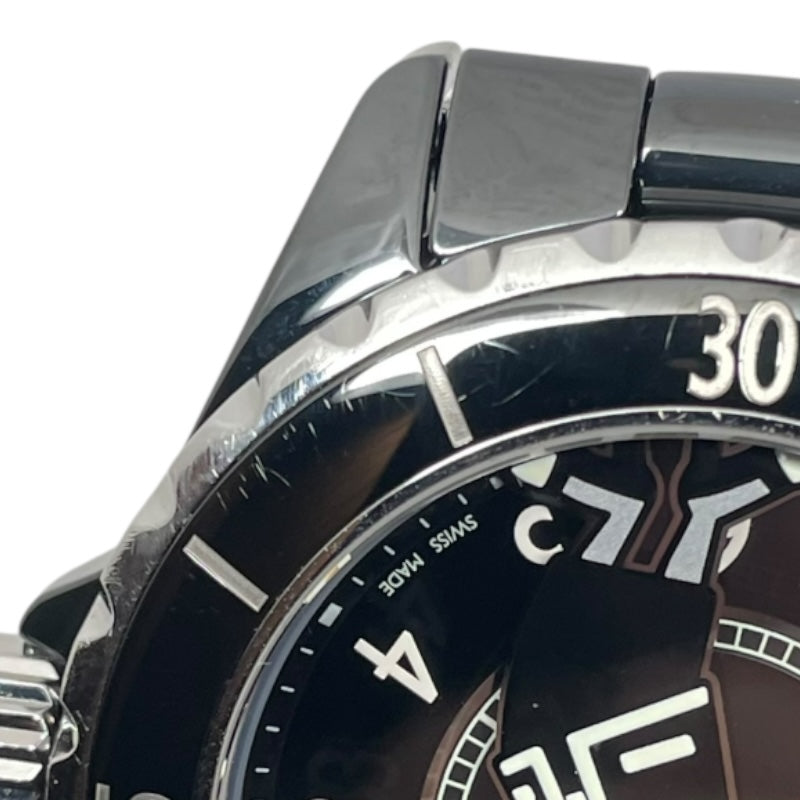シャネル CHANEL J12 38mm マドモワゼル 世界555本限定 H5242 ブラック セラミック 自動巻き メンズ 腕時計