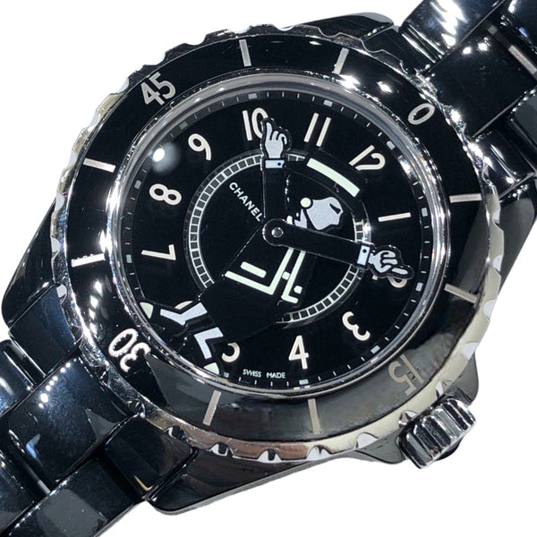 シャネル CHANEL J12　マドモワゼル H5242 ブラック セラミック 自動巻き ユニセックス 腕時計
