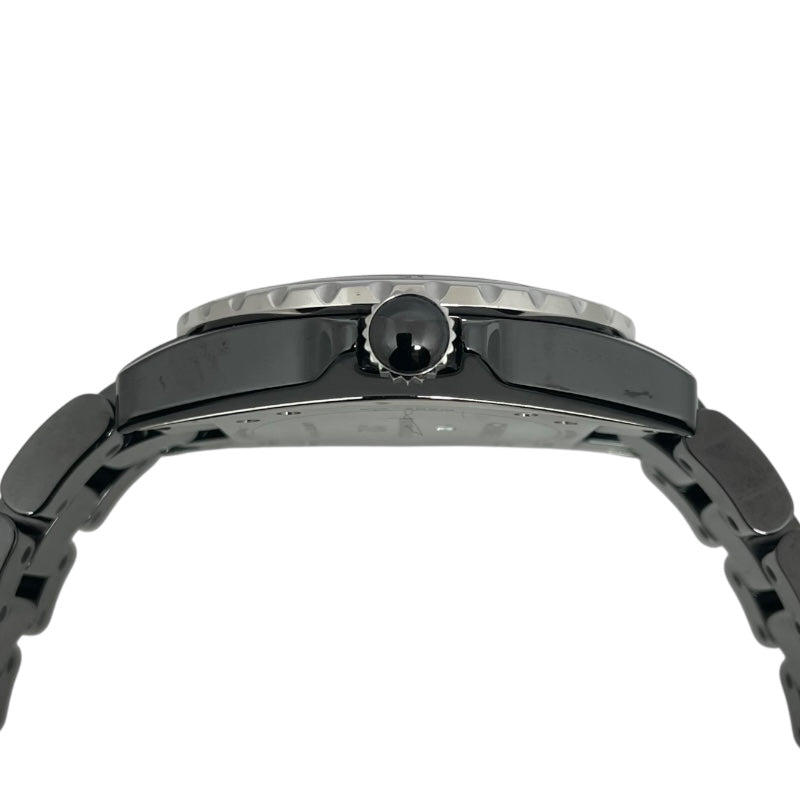 シャネル CHANEL J12 38mm マドモワゼル 世界555本限定 H5242 ブラック セラミック 自動巻き メンズ 腕時計