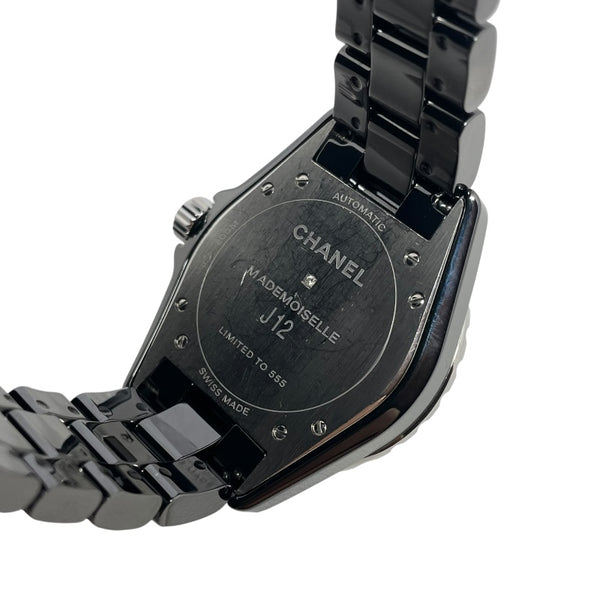 シャネル CHANEL J12 38mm マドモワゼル 世界555本限定 H5242 ブラック セラミック 自動巻き メンズ 腕時計