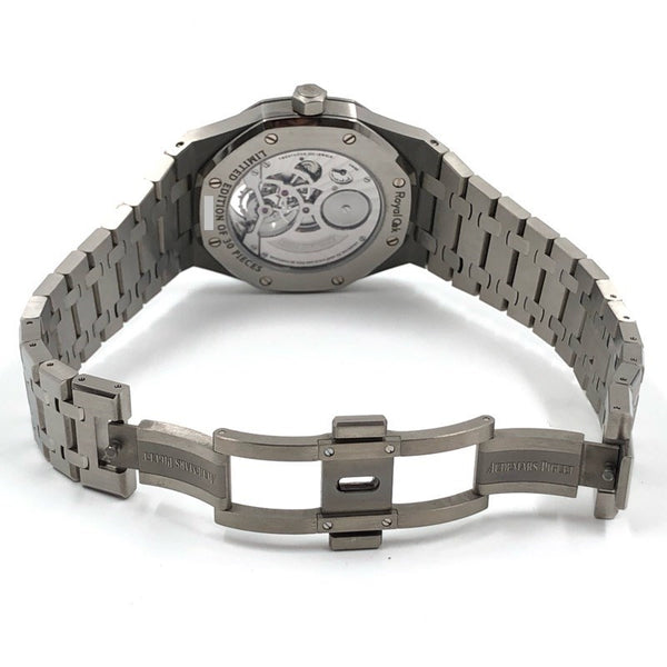 オーデマ・ピゲ AUDEMARS PIGUET ロイヤルオーク トゥールビヨン エクストラシン 26522TI.OO.1220.TI.01 ブルー チタン 自動巻き メンズ 腕時計