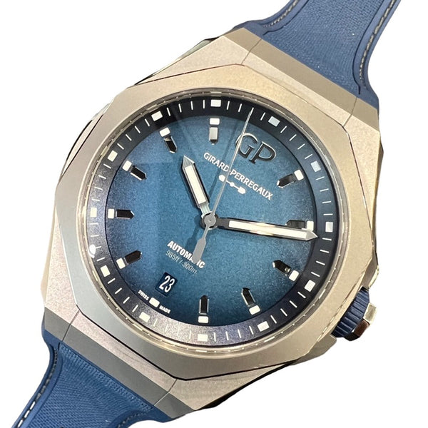 ジラール・ペルゴ GIRARD PERREGAUX ロレアートアブソルート Ti230 世界230本限定 81070-21-002-FB-6A グラデーションブルー チタン 自動巻き メンズ 腕時計
