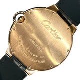カルティエ Cartier バロンブルーエクストラフラット W6920054 シルバー K18PG/革ベルト（社外品） 手巻き メンズ 腕時計