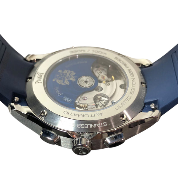 ピアジェ PIAGET ポロクロノグラフ 世界888本限定 G0A46013 SS/ラバー 自動巻き メンズ 腕時計