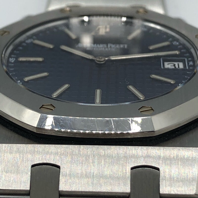 オーデマ・ピゲ AUDEMARS PIGUET ロイヤルオーク ジャンボ エクストラシン 15202ST.OO.0944ST.03 ブルー  SS 自動巻き メンズ 腕時計