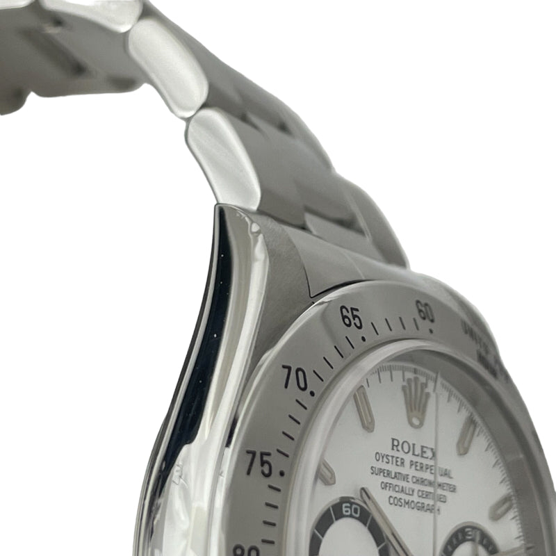 ロレックス ROLEX デイトナ ホワイト文字盤 U番 16520 ホワイト SS 自動巻き メンズ 腕時計 | 中古ブランドリユースショップ  OKURA(おお蔵)