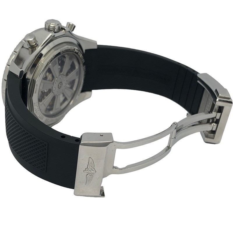 ブライトリング BREITLING ベントレーB04 AB043112/BC69 ブラック SS/ラバーベルト 自動巻き メンズ 腕時計