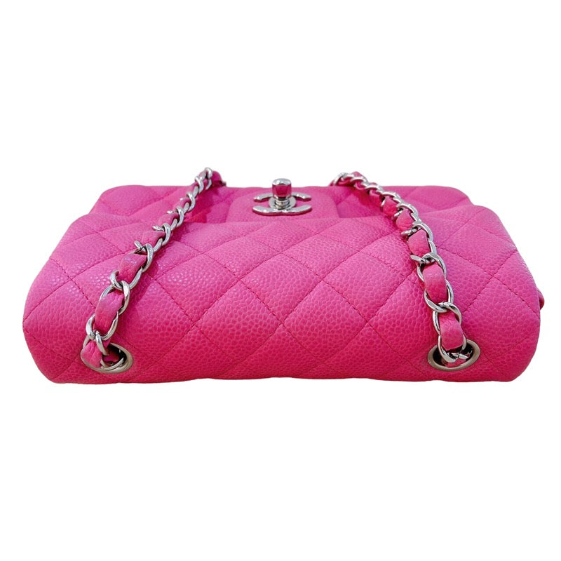 シャネル CHANEL ミニマトラッセ20 A69900 ピンク シルバー金具 キャビアスキン レディース ショルダーバッグ |  中古ブランドリユースショップ OKURA(おお蔵)