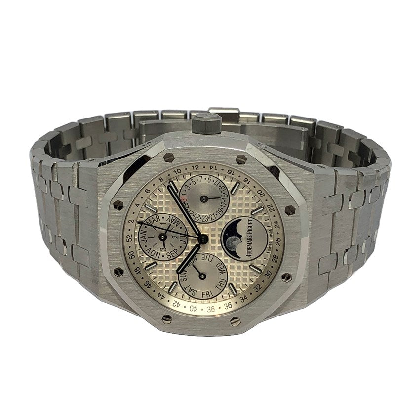 オーデマ・ピゲ AUDEMARS PIGUET ロイヤルオーク パーペチュアルカレンダー 26574ST.OO.1220ST.01 シルバー SS 自動巻き メンズ 腕時計