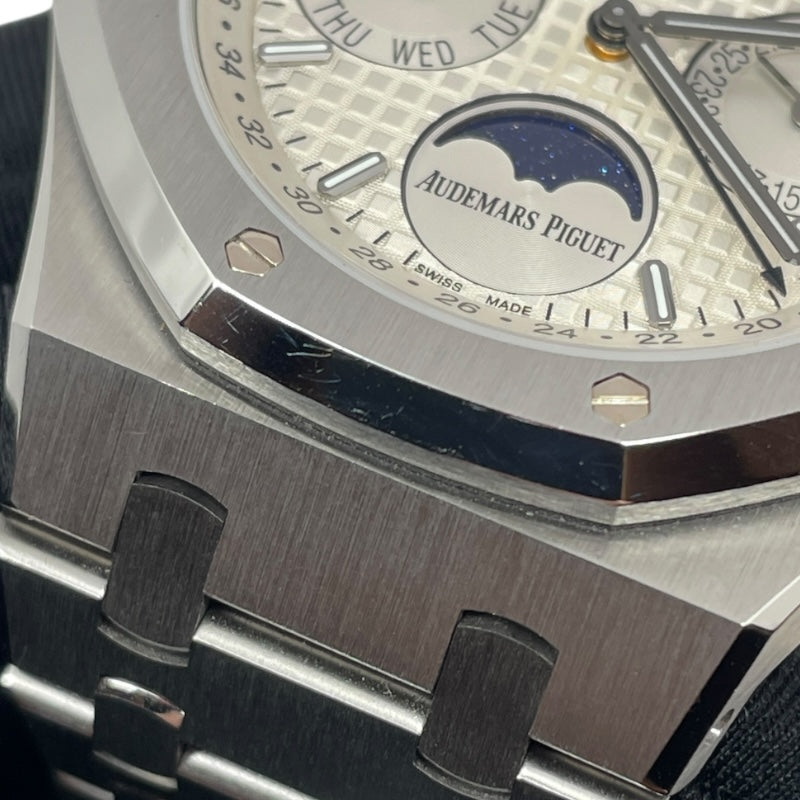 オーデマ・ピゲ AUDEMARS PIGUET ロイヤルオーク パーペチュアルカレンダー 26574ST.OO.1220ST.01 シルバー SS 自動巻き メンズ 腕時計