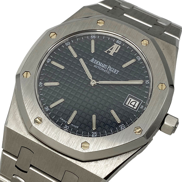 オーデマ・ピゲ AUDEMARS PIGUET ロイヤルオーク ジャンボ 15202ST.OO.0944ST.02 ブラック SS 自動巻き メンズ 腕時計