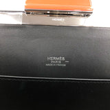 エルメス HERMES サックアマリース Z刻 ブラック シルバー金具 ムッシュ／リザード レディース クラッチバッグ