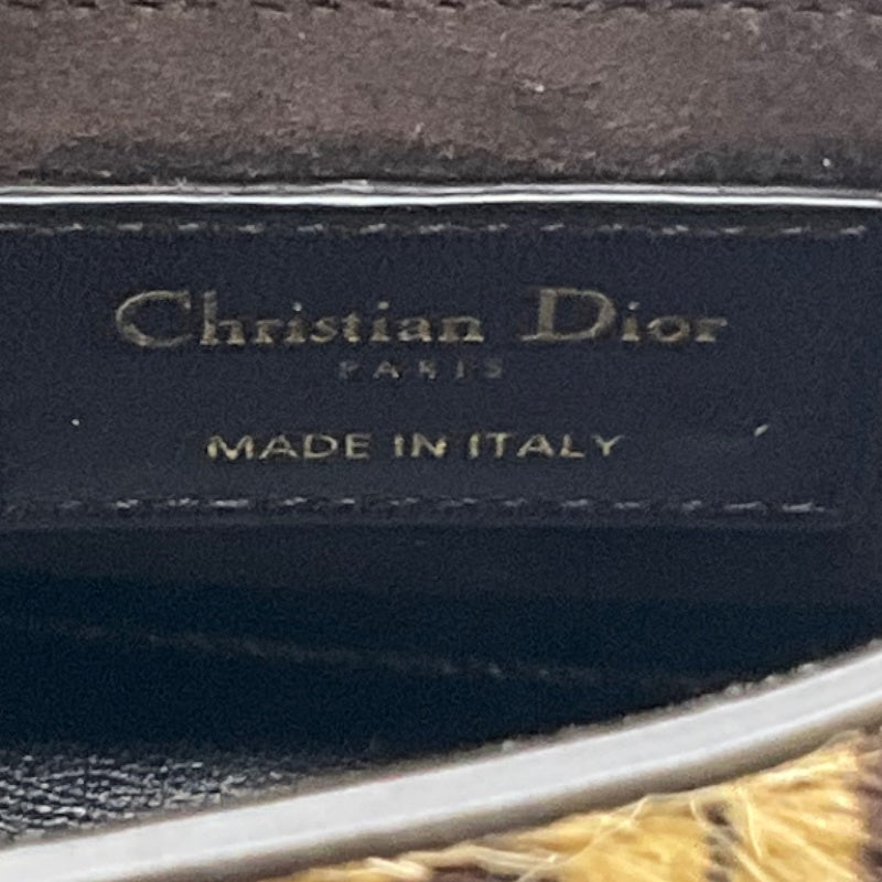 クリスチャン・ディオール Christian Dior レディディオールミニ レオパード ゴールド金具 レディース ハンドバッグ