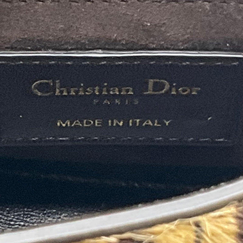 クリスチャン・ディオール Christian Dior レディディオールミニ レオパード ゴールド金具 レディース ハンドバッグ