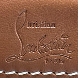 クリスチャン・ルブタン Christian louboutin ルビショアスモール ブラウン 籐×レザー レディース トートバッグ