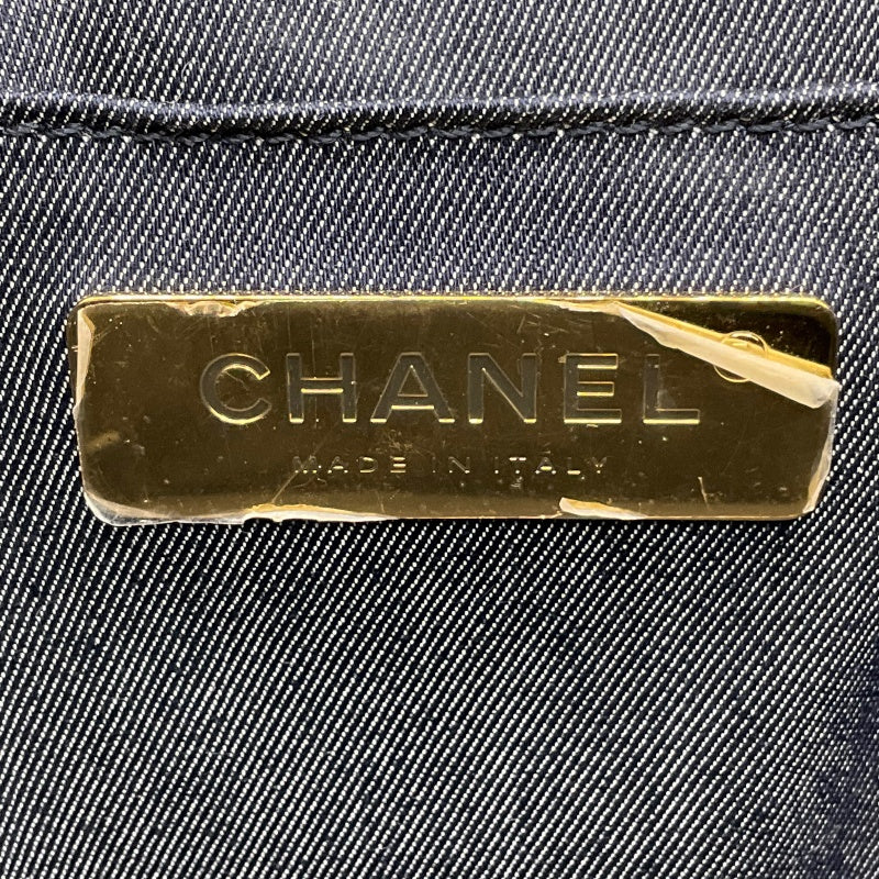 シャネル CHANEL チェーンバニティ AS0323 ホワイト ゴールド金具 ツイード レディース ショルダーバッグ