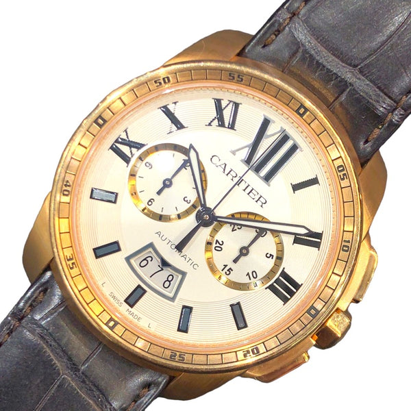 カルティエ Cartier カリブル ドゥ カルティエ クロノグラフ