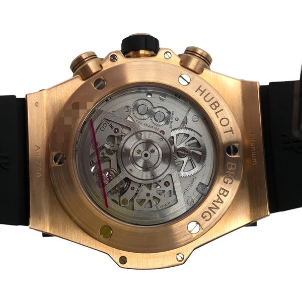 ウブロ HUBLOT ビッグバン　ウニコ　キングゴールド　ダイヤモンド 411.OX.1180.RX.1104  K18キングゴールド 自動巻き メンズ 腕時計