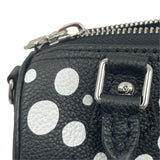 ルイ・ヴィトン LOUIS VUITTON ナノ・スピ―ディー LV×YK 草間彌生 M81910 ブラック×ホワイト モノグラム・アンプラントレザー レディース ハンドバッグ