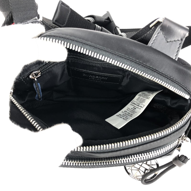 バーバリーロンドン BURBERRY LONDON クロスボディバッグ 8028242 ブラック ナイロン ユニセックス ボディバッグ