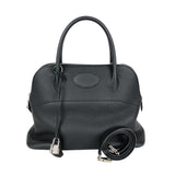 エルメス HERMES ボリード31 A刻 ブラック シルバー金具 トリヨンクレマンス レディース ハンドバッグ