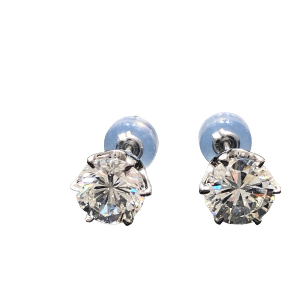 Pt900 ダイヤモンド ピアス D1.001ct/1.040ct Pt900 ダイヤモンド ジュエリー