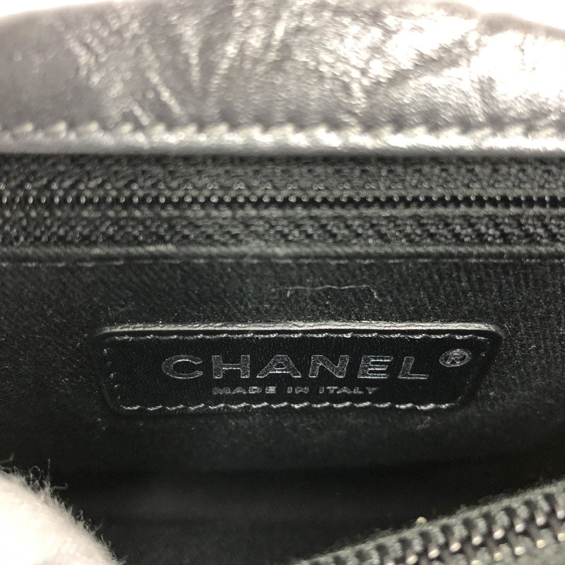 シャネル CHANEL ココハンドル29 A92991 シルバー　ブラック金具 エイジドカーフ レディース ハンドバッグ