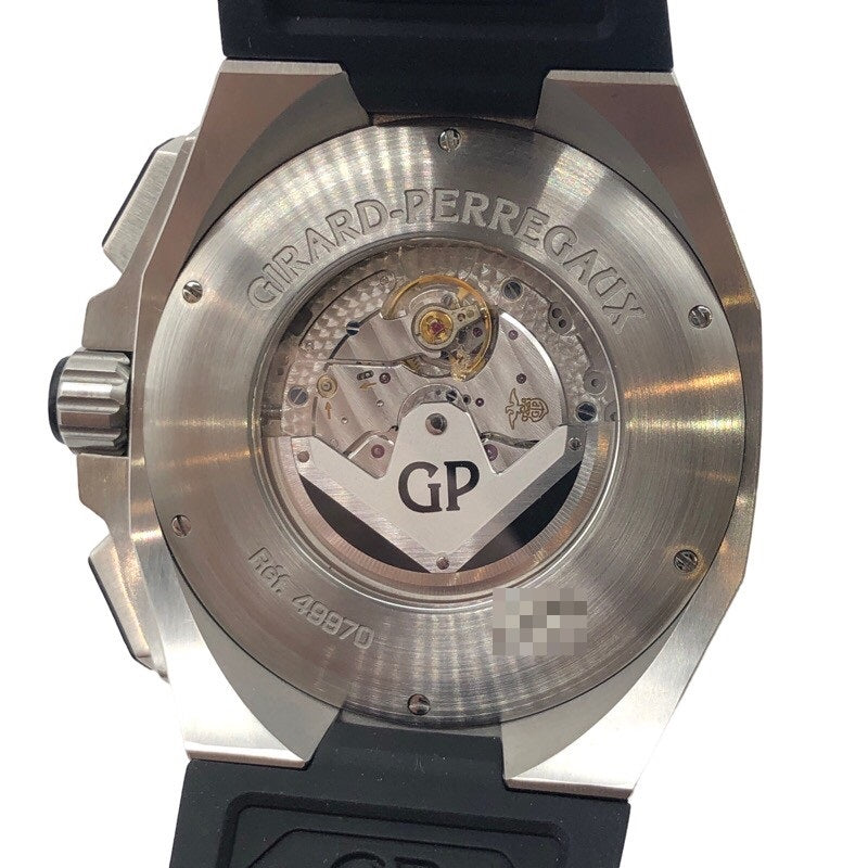 ジラール・ペルゴ GIRARD PERREGAUX クロノホーク 49970-11-231-FK6A グレー  ステンレススチール 自動巻き メンズ 腕時計