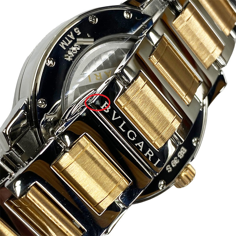 ブルガリ BVLGARI ブルガリブルガリ BB39WSPGD SS/K18 自動巻き メンズ 腕時計