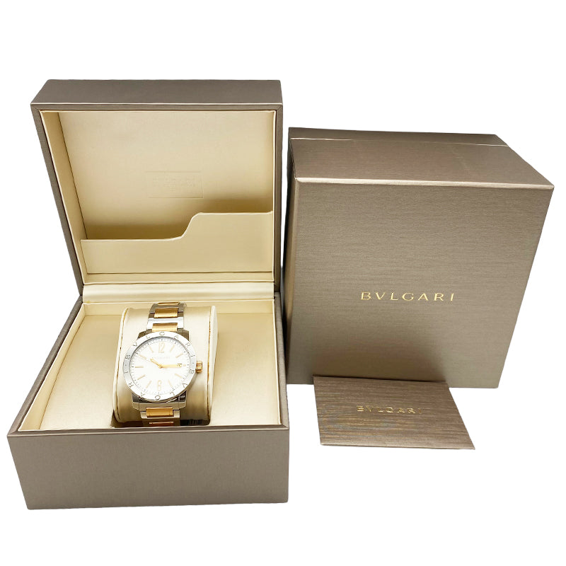 ブルガリ BVLGARI ブルガリブルガリ BB39WSPGD SS/K18 自動巻き メンズ 腕時計