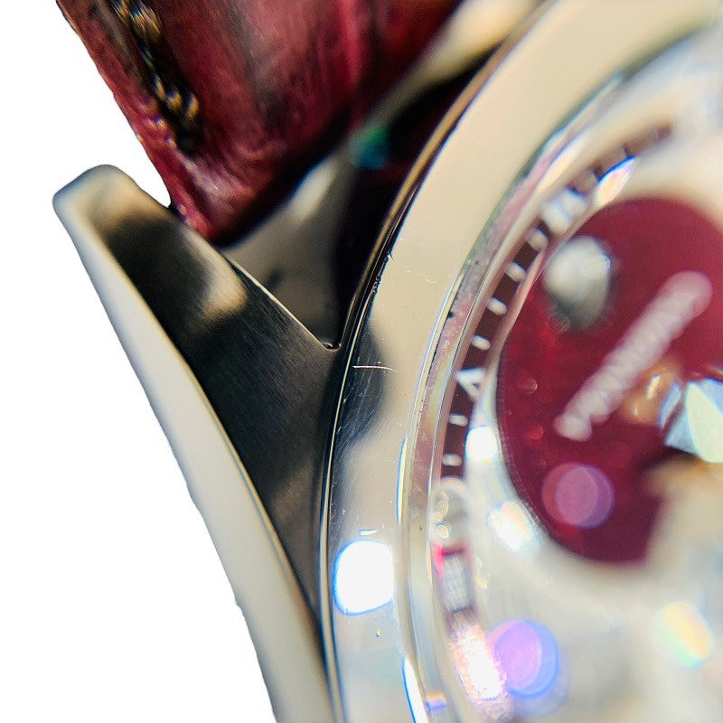 シチズン CITIZEN カンパノラ 深緋 エコドライブ ムーンフェイズ 8730-T025242(BU0040-06W)  SS/レザーベルト（ワインレッド） ソーラー メンズ 腕時計