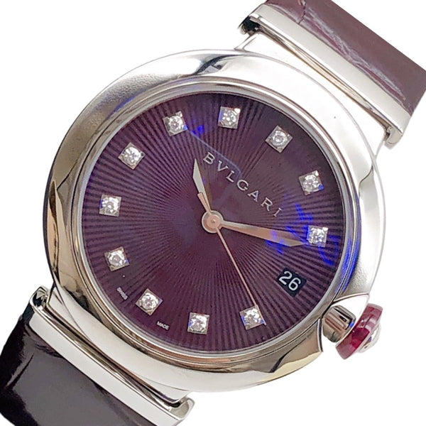 ブルガリ BVLGARI ルチェア LU36C7SLD ステンレススチール 自動巻き レディース 腕時計