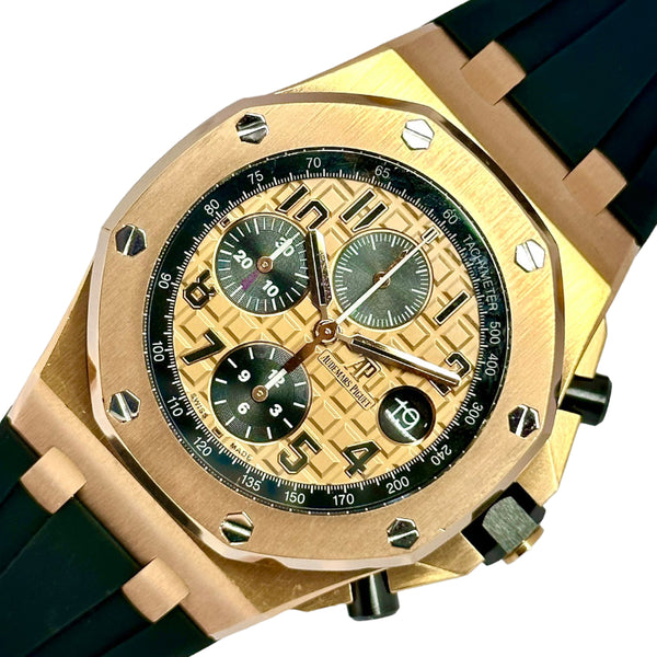 オーデマ・ピゲ AUDEMARS PIGUET ロイヤルオークオフショア 26470OR.OO.A002CR.01 K18YG/純正ベルト/純正尾錠 自動巻き メンズ 腕時計