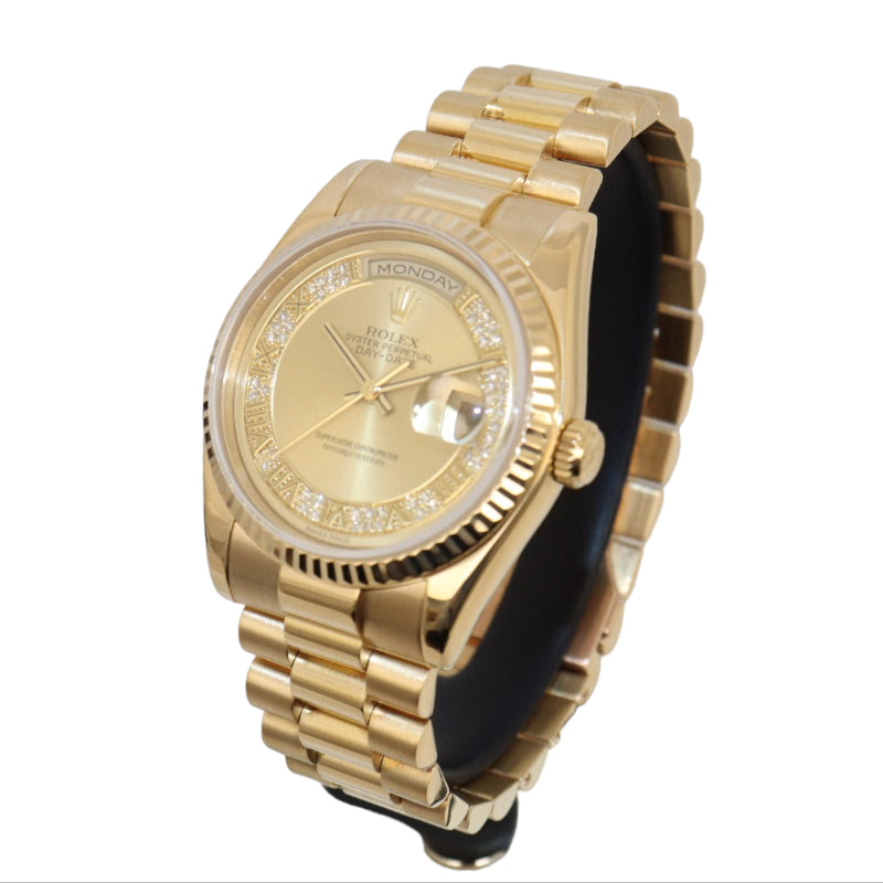 ロレックス ROLEX デイデイト K番 118238MR シャンパンゴールド K18YG 自動巻き メンズ 腕時計