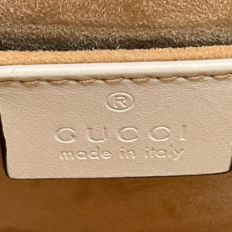 グッチ GUCCI シルヴィ 2WAYハンドバッグ 470270 ホワイト レザー