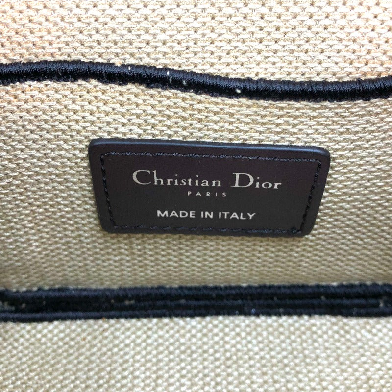 クリスチャン・ディオール Christian Dior スモールバニティ ブラック/ベージュ モノグラムジャガード レディース ショルダーバッグ