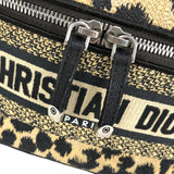 クリスチャン・ディオール Christian Dior スモールバニティ ブラック/ベージュ モノグラムジャガード レディース ショルダーバッグ