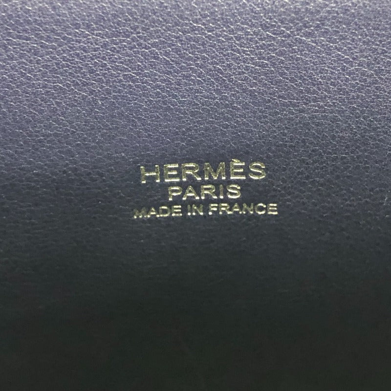 エルメス HERMES ボリード31 Y刻 ブルーアンクル シルバー金具 トゴ レディース ハンドバッグ