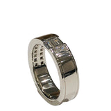 ハリーウィンストン HARRY WINSTON トラフィック アクセント ダイヤバンドリング #9 Pt950 Pt950プラチナ ジュエリー