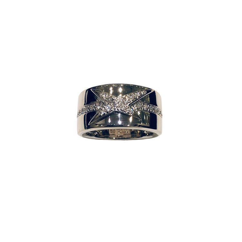 モーブッサン MAUBOUSSIN エトワール ボーテダイヤリング 750WG #50 K18ホワイトゴールド ダイヤモンド ジュエリー |  中古ブランドリユースショップ OKURA(おお蔵)