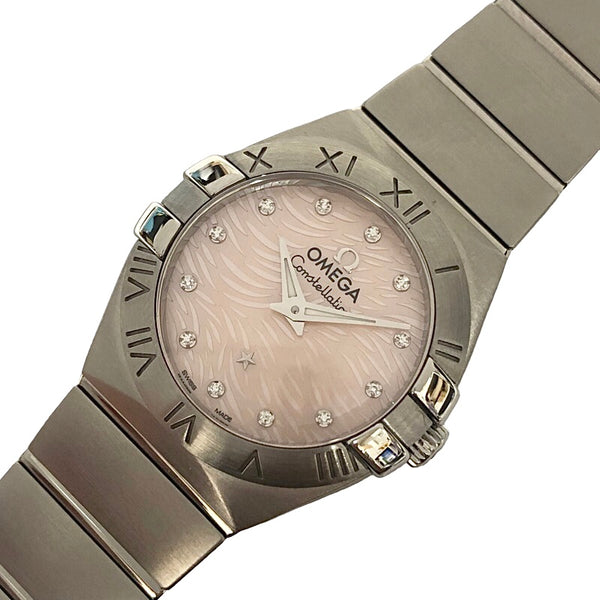 オメガ OMEGA コンステレーション ピンクシェル 123.10.24.60.01.001 ピンク ステンレススチール SS クオーツ レディース 腕時計