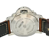 パネライ PANERAI ルミノールマリーナ 44mm ブラック文字盤 Y番 PAM01314 シルバー/ブラウン ステンレススチール 自動巻き メンズ 腕時計
