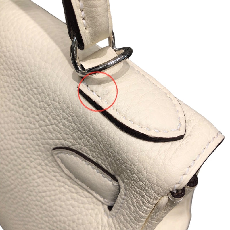 エルメス HERMES ケリー28 内縫い U刻印 ナタ シルバー金具 トゴ レディース ハンドバッグ