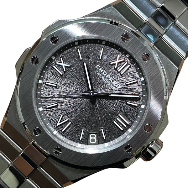 ショパール Chopard アルパイン イーグル 41 298600-3002 グレー ステンレススチール SS 自動巻き メンズ 腕時計